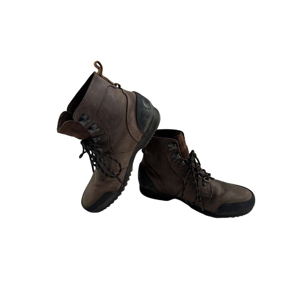 Sorel Ankeny Men's Brown Leather Mid Hiker Lace Up Sz 8 Men Boots